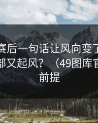 东契奇赛后一句话让风向变了，亚特兰大内部又起风？（49图库官网的赛前提