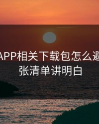 爱游戏APP相关下载包怎么避坑？一张清单讲明白